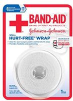 JOHNSON & JOHNSON Band-Aid First Aid Hurt-Free Wrap 1 Inch X 2.3 Yards 2.30 Yards (Pack of 3)