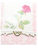 for Arts Sake Carol Wilson Embossed Purse Pads Note Pad (Roses Stem)