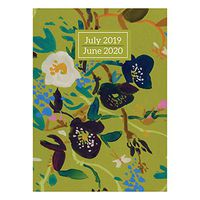 July 2019 - June 2020 Floral Blooms Medium Monthly Planner