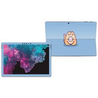 MightySkins Skin Compatible with Microsoft Surface Pro 6 Tablet - F You Cat | Protective, Durable, and Unique Vinyl Decal wrap Cover | Easy to Apply, Remove, and Change Styles | Made in The USA