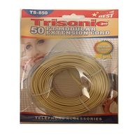 50ft Modular Cable de extensin, Ivory