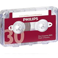 YBS Philips 30-Minute Mini Cassette Tape (Single)