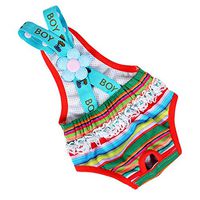 Axchongery Dog Diaper, Bitch Season Sanitary Pants Pet Physiological Menstrual Pants (Random, XXS)