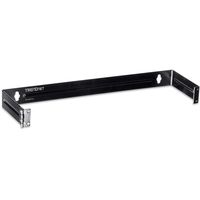 TRENDnet 1U 19-Inch Hinged Wall Mount Bracket for Patch Panels and PDU Power Strips, Supports EIA-310, TC-WP1U