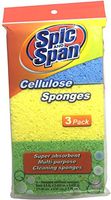 Spic And Span Cellulose Multi-Purpose Cleaning Sponges, Assorted Colors 3 ea