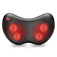 Comfier Neck and Back Massager with Heat-Shiatsu Massage Pillow, Electric Chair Massagers for Cervical,Shoulders,Calves,Leg,Thigh,Lower/Upper Back Pain Relief,for Car Office Home