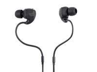 Monoprice Sweatproof Bluetooth Wireless Earbuds Headphones with IPx4 Rated, Memory Wire and Microphone