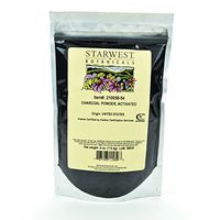 Starwest Botanicals Food Grade US Hardwood Activated Charcoal Powder, 4 Ounces (Pack of 3)