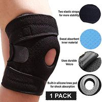 BestSupport Knee-Brace Support for Joint Pain Relief, Athritis and Injury Recovery Adjustable Compression-Sleeve for Men and Women (1 Pack)