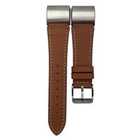 For Fitbit Charge 2,GBSELL Replacement Luxury Genuine Leather Band Strap Bracelet (Brown)