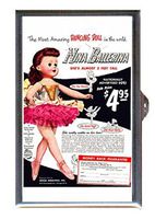 Nina Ballerina Dancing Doll Retro 1956 Ad Decorative Pill Box