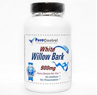 White Willow Bark 900mg // 100 Capsules // Pure // by PureControl Supplements