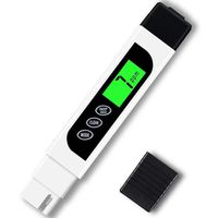TDS Water Quality Tester - TDS, EC & Temperature Meter 3 in 1, 0-9999 ppm Meter, LCD Display,Digital TDS Meter for Drinking Water Test,Swimming Pool, Aquarium Test, RO/DI Water, Hydroponics