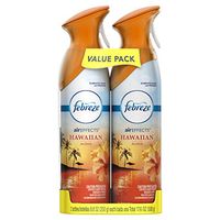 Febreze Odor-Eliminating Air Freshener, Hawaiian Aloha, Pack of 2, 8.8 oz each