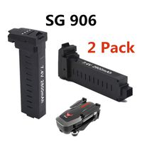 2 Pack Rechargeable Battery for SG906 GPS Quadcopter 2800mAh High Capacity 7.4V (2 Pack)
