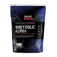 GNC AMP Wheybolic Alpha Whey Protein Powder - Classic Vanilla, 9 Servings, Contains 40g Protein and 15g BCAA Per Serving