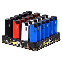 Fasfil Disposable Single Torch Lighter Soild Colors (24 Piece)