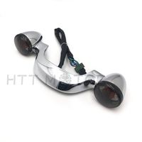 HTTMT MT444-001- Domestic Rear Light Bar Compatible with Harley '17-later FLHRXS w/Orig. turn signal Bullet