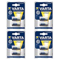 Fresh 4X Varta CR123A 2/3A 3V Lithium Batteries Fast USA Ship