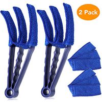 Blind Cleaner Tools, McoMce Multiple Uses Blind Cleaner, Microfiber Duster for Blinds, 2 PCS Clean Blinds, Window Blinds Cleaner , for Blinds, Shutters, Shades, Air Conditioner Vents Etc. Blue