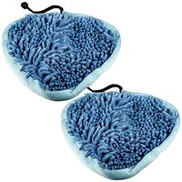 2 Pack Felji T1 Heavy Duty Deluxe Coral Microfiber Pads for H2O Steamboy Mop