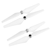 Linkshare 2 Pairs Replacement 9450 Self-Tightening CW/CCW Propellers for DJI Phantom 2, 3 Professional, Advanced, Standard, and 4K (White)