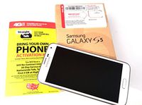Samsung Galaxy S5 Shimmery White Straight Talk/verizon, 4g LTE Runs on Straight Talk's $45 Unlimited Plan