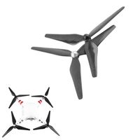 Cinhent Drone Accessories Kit, Carbon Fiber 9450 Propeller CW/CCW 3-Blade Prop for DJI Phantom 1/2 / 3, Low-Noise & Durable, Portable + Easy to Inshtall, Quadcopters Parts (2 PCS)