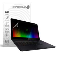 Celicious Vivid Invisible Glossy HD Screen Protector Film Compatible with Razer Blade Pro 17.3 (Full HD 2017) [Pack of 2]