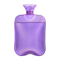 Ordinary Hot Water Bottl Commonly Used at Home Ribbed Surface On One Side Hot Water Bottle Premium Rubber for Cramps and Pain Relief with Covers Quick Pain Relief and Comfort