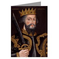 12 Vintage Notecards Set, portrait of William the Conqueror, Invaded and conquered England in the Norman Conquest.
