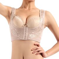 Zcargel Breathable Elastic Adjustable Chest Breast Brace Push Up Prevent Humpback Shoulder Posture Corrector Support Belt Vest for Women