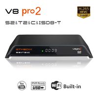 GT MEDIA V8 PRO2 DVB-T/T2 ISDB-T S/S2/S2X Cable HD 1080P TV Digital Terrestrial Receiver Satellite Decoder Wi-Fi Built-in, H.264 / H.265 HEVC / MPEG2 / MPEG4 Support Newcam CCcam IPTV