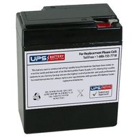 6V 9Ah F1 - UPSBatteryCenter Battery for PowerSonic PS-682F1