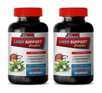 Liver Supplements for Men - Liver Support Complex 1200 MG - Extra Strength - Milk Thistle for Weight Loss - 2 Bottles 200 Capsules