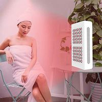 300W Red LED Light Therapy Lamp Red 660nm & Near Infrared 850nm for Skin and Pain Relief, Anti-Aging Muscle Performance