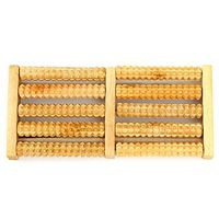 5Rows Wooden Roller Foot Massager Stress Relief Health Therapy Rlax Massage Wood Crafts