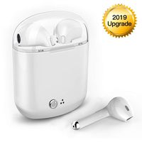 Wireless Bluetooth Headphones, Music Bluetooth 5.0 Sport Earbuds for Women Men, Stunning Stereo, Outdoor Portable Earphones with Charge Box, in-Ear Headsets for All Smartphones(Pure White)