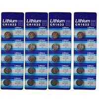 Generic Cr1632 Br1632 1632 3V Lithium Batteries 20 Pcs 4 Cards