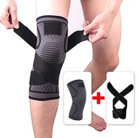 Knee Brace Knee Support Protector Compression Knee Sleeve for Arthritis Meniscus Tear Joint Pain Relief and Injury Recovery Working Out for Men Women