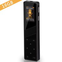 16GB Digital Voice Recorder - Aomago 1536 Kbps Voice Activated Recorder, Portable Mini Tape Recorders for Meetings/Lectures/Interviews with Mp3 Playback, Microphone, HD -Audio Recording Device.