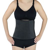 Luxe-Phillips Hospital Grade Postpartum Belly Wrap with Breathable Technology. Active Compression Quickly Reduces The Size of The Uterus Post Pregnancy for Faster Slimming Results. (Small)