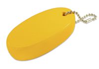 Lucky Line Soft Key Float with Ball Chain, 1 per Card, Yellow (92801)