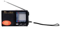 QFX R-9BLK AM/FM/MW/SW1-7 Radio - Black