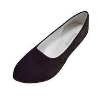 Haalife◕‿¿Women's Flat Shoes Classic Leather Casual Pointed Toe Slip On Shoes Ballet Flats Black