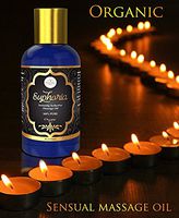 Euphoria Sensual Massage Oil for a Warming Stress Relief Massage - Organic Body Oil for Erotic Massage