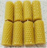 new Papilion Small 8 Pieces/lot Handmade Rolled Beeswax Candle