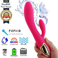 Rechargeable Comfortable DC Personal Massager – 10 Vibration Patterns & Multi-Speed – Wisper Quiet, Waterproof, Compact & Powerful – Travel-Friendly – Good Gift Choices