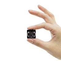 Mini Hidden Camera,1080P Portable Metal Housing HD Nanny Cam with Night Vision and Motion Detective,Perfect Indoor Covert Security Camera for Home and Office and Outdoor Use Vabogu