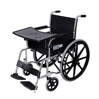 Wheelchair Tray Table with Cup Holder Medical Portable Knee Tray Accessory Child Chair Tray Desk for Eating Snack, Reading